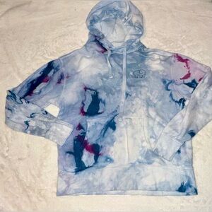 Ivory Ella Blue and Purple Tie-Dye Hoodie